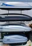 THULE  bare transversale cutie portbagaj suport bicicleta DE INCHIRIAT