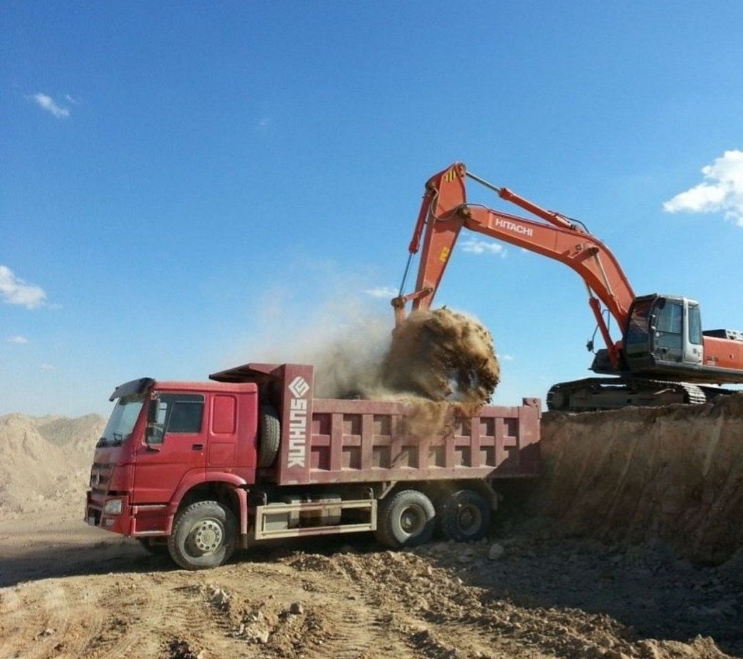 Доставка самосвалом Shacman