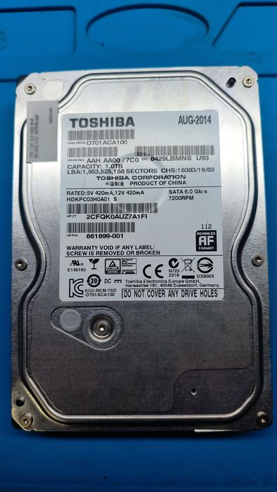 Жёсткий диск 1 тб