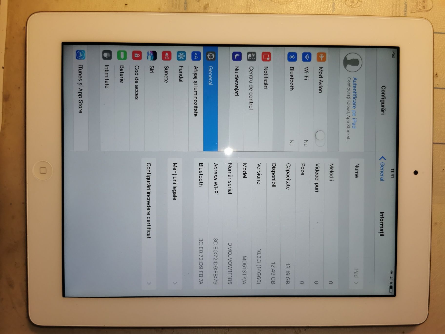 Ipad 4 16gb wifi only plus husa. Vând sau schimb