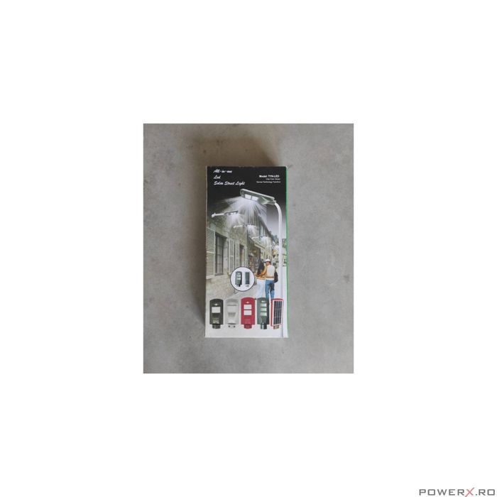 Lampa, proiector 40W, cu incarcare solara, cu lupa, Led