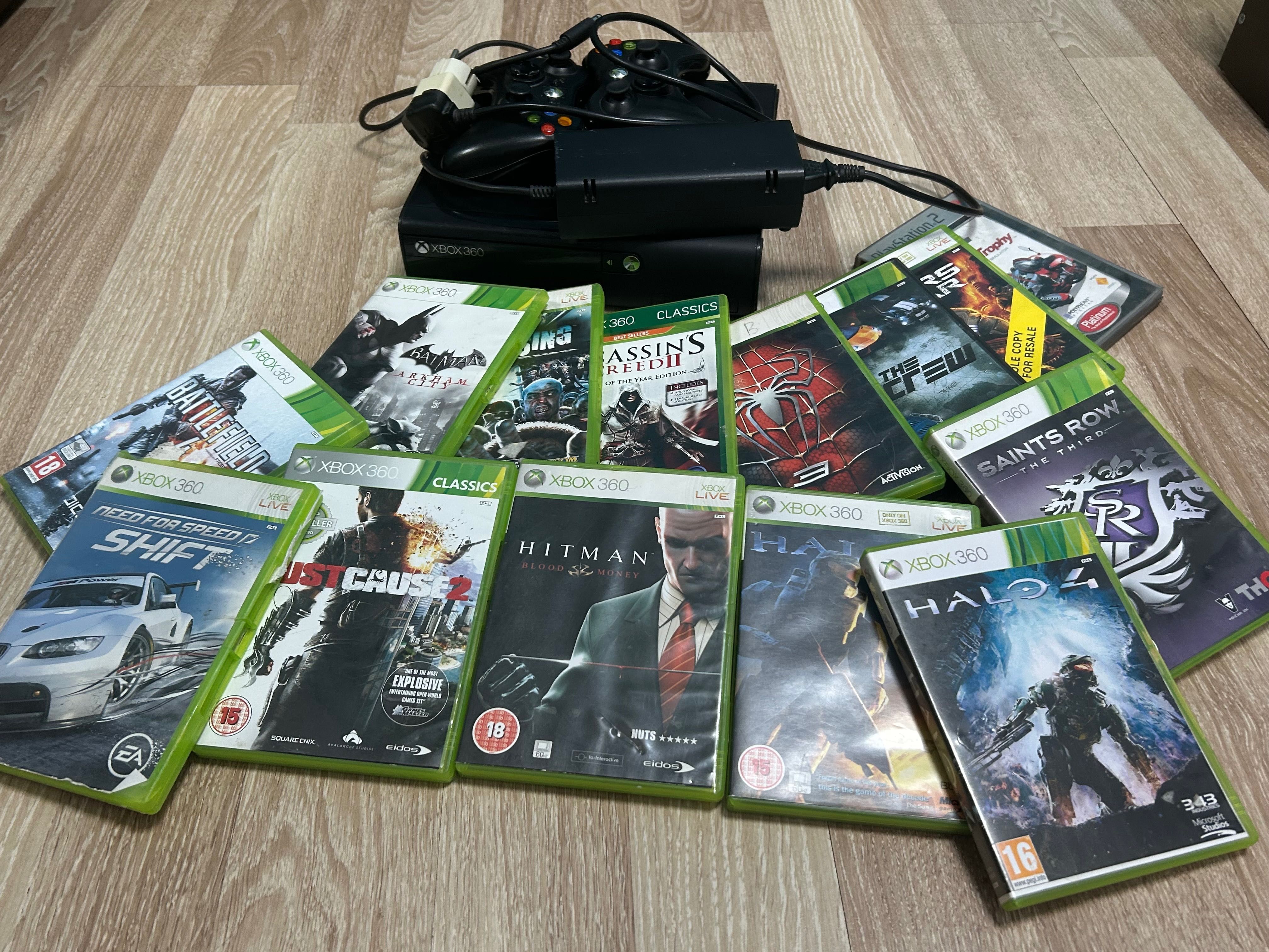 Xbox360 със 14 игри и джойстик