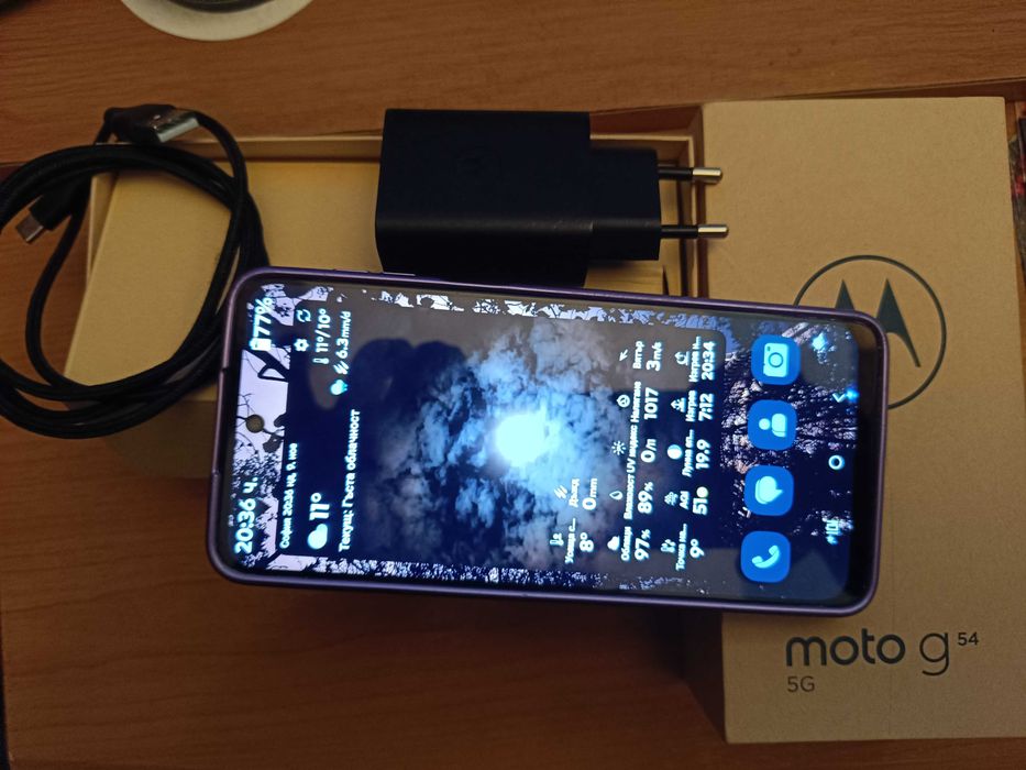 Motorola Moto g54, Power Edition, 256GB, 12GB RAM, 5G, Mint Green