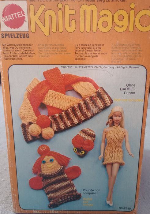 Jucarie Mattel veche tricotat cadou Craciun