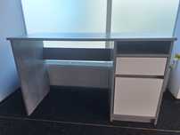 Birou 54x120 gri/alb