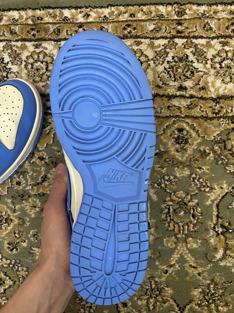 оригинальный nike dunk low retro university blue