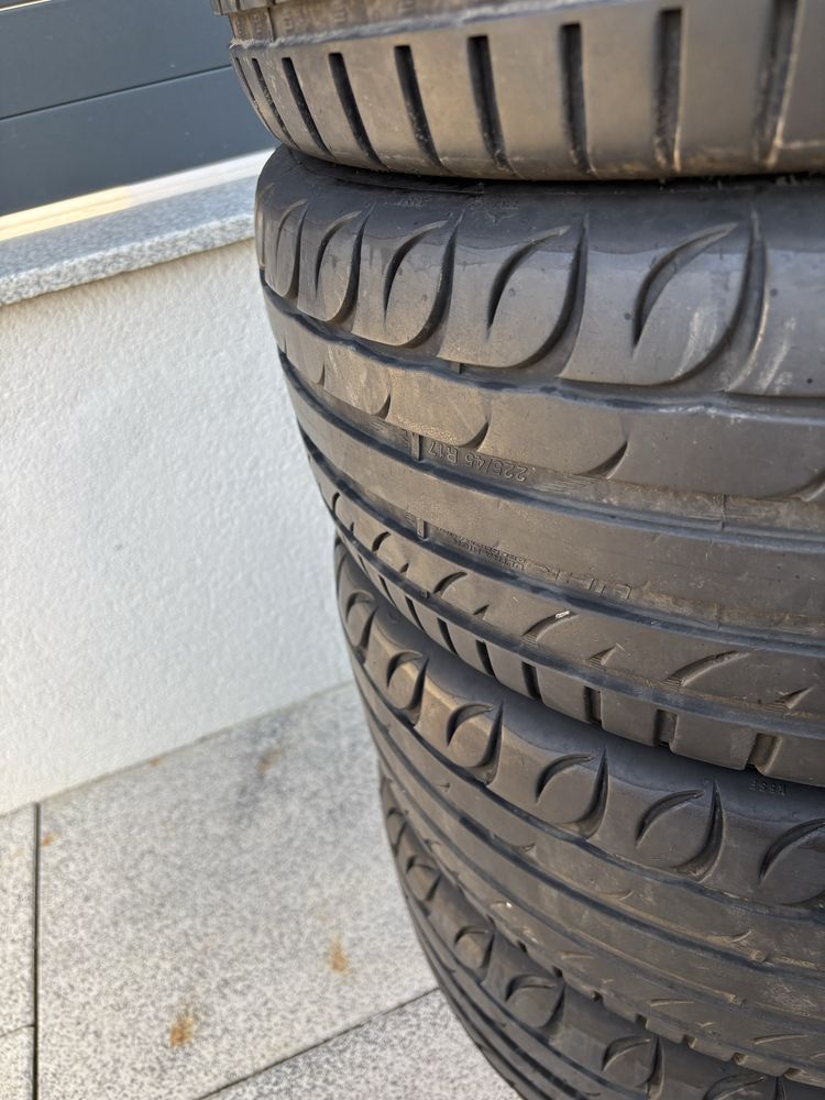 Set roti jante aliaj r17 5x112 225/45r17 vw skoda Golf Passat Octavia