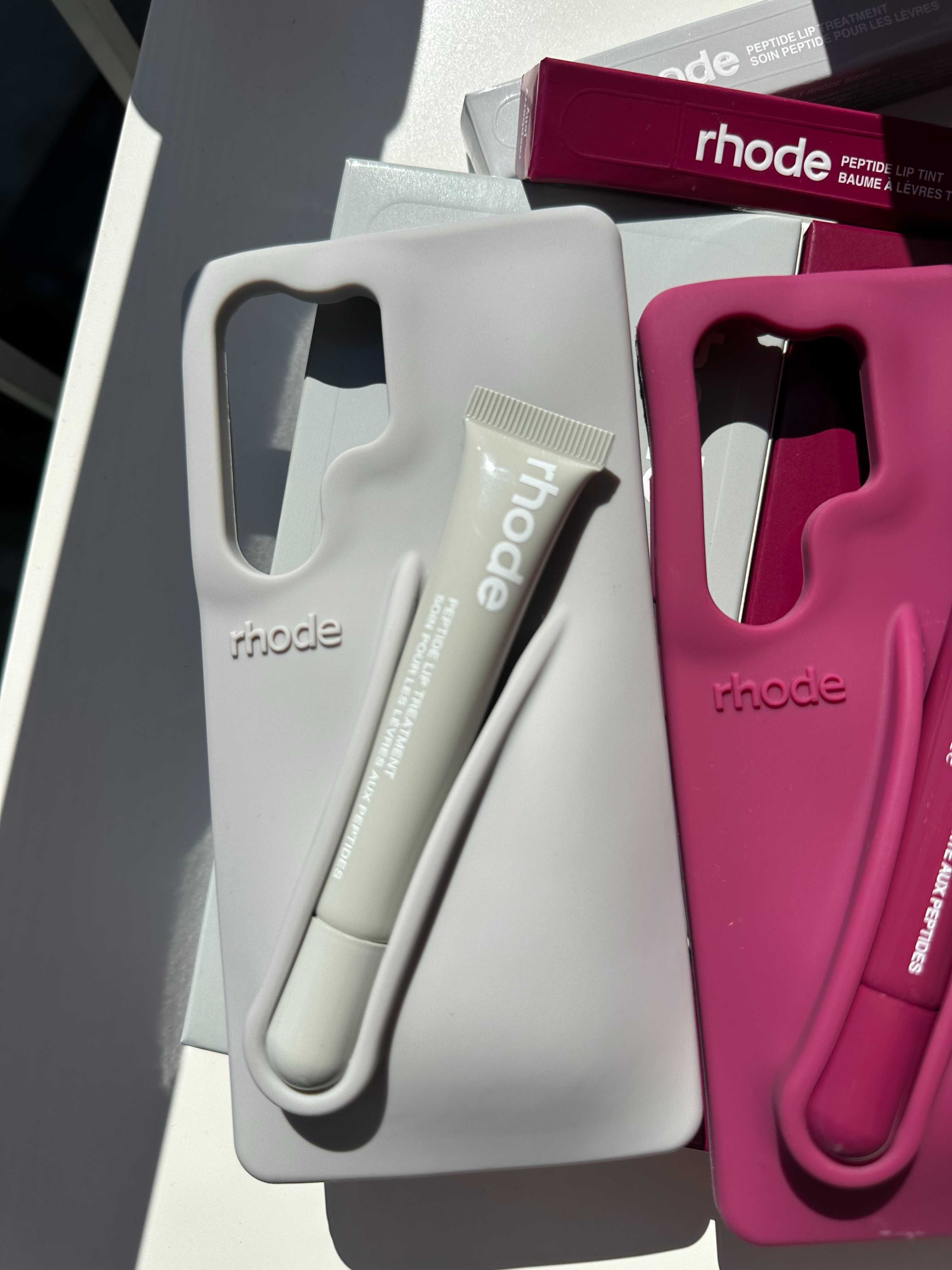 Samsung S25 Ultra Rhode кейс + гланц Rhode case + lip gloss