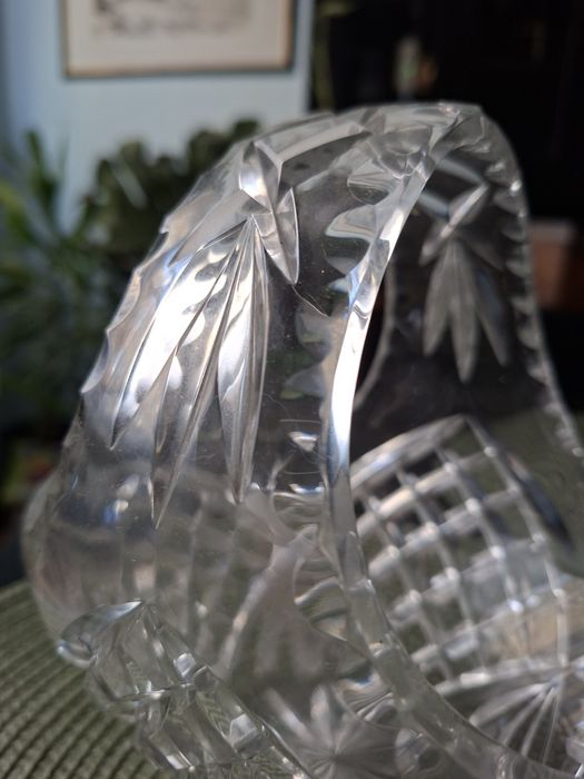 Декорация Ваза/кристална кошница