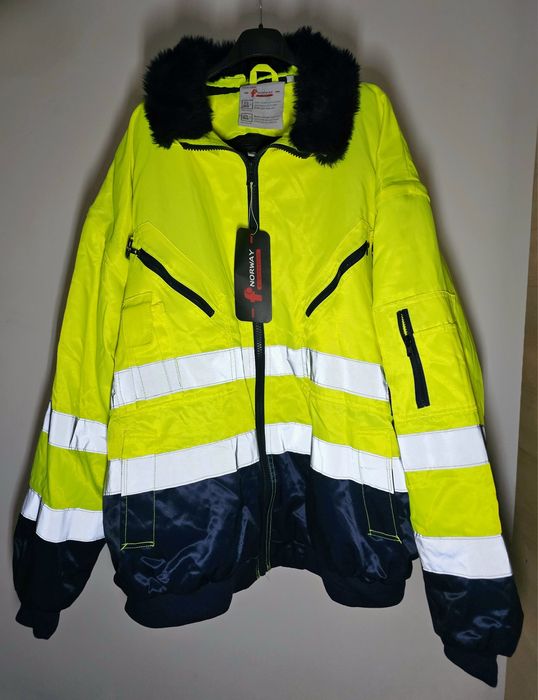 Jachetă Gunnar Norway 23648 Hi-Vis 4XL, nouă, cu etichetă