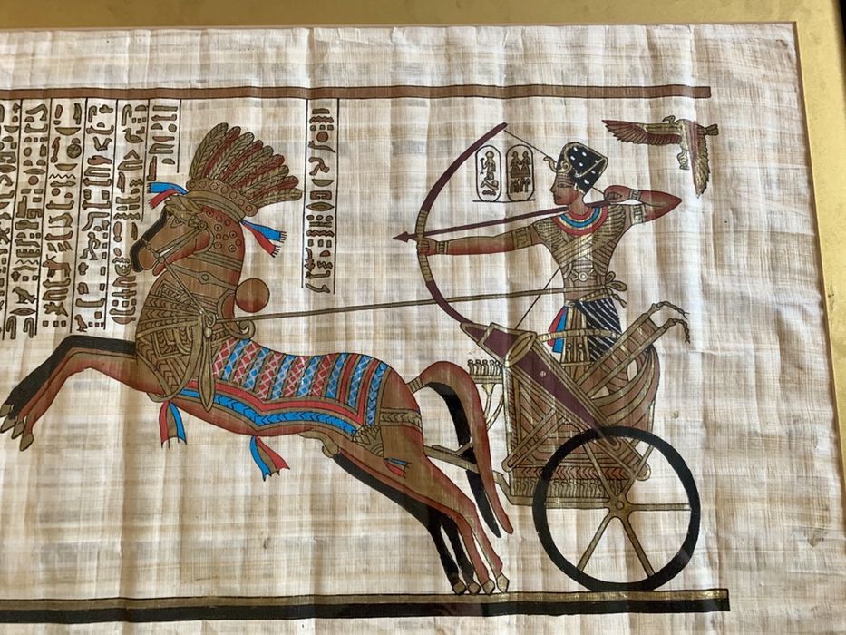 Papirus inramat 60x50 cu passpartout