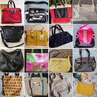 Нови и запазени чанти Furla, DESIGUAL, Lee Cooper, Calvin Klein, Adida