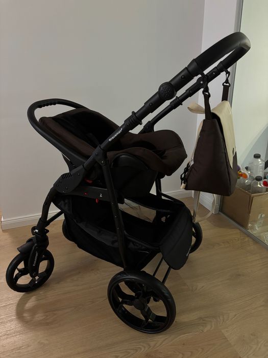 Carucior 3 in 1 Combo Max Dark Brown - Krausman - Testat ADAC
