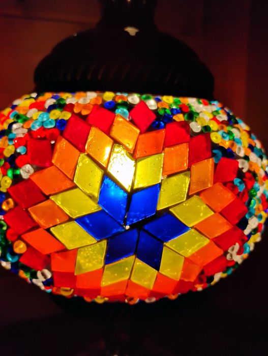 Lampa orientală mozaic