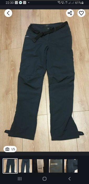 Pantaloni dama ptr. drumetie Quechua