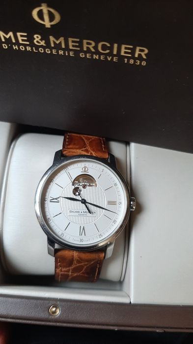 Baume mercier 65558 open heart 42mm full box impecabil