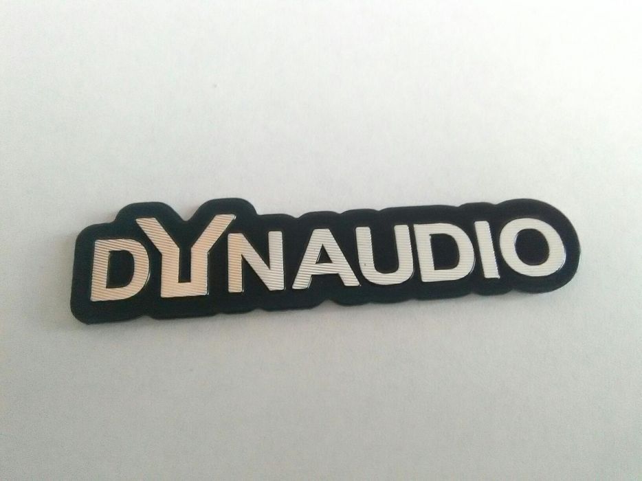 Emblema auto DYNAUDIO sonorizare metal 2 bucati