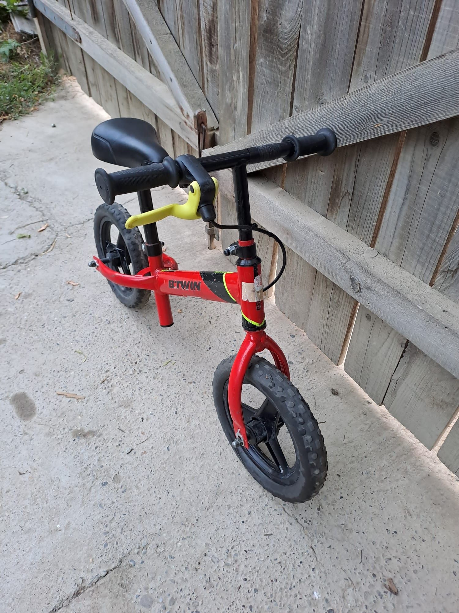 Bicicleta fără pedale, de echilibru, b'twin copii 3-5 ani