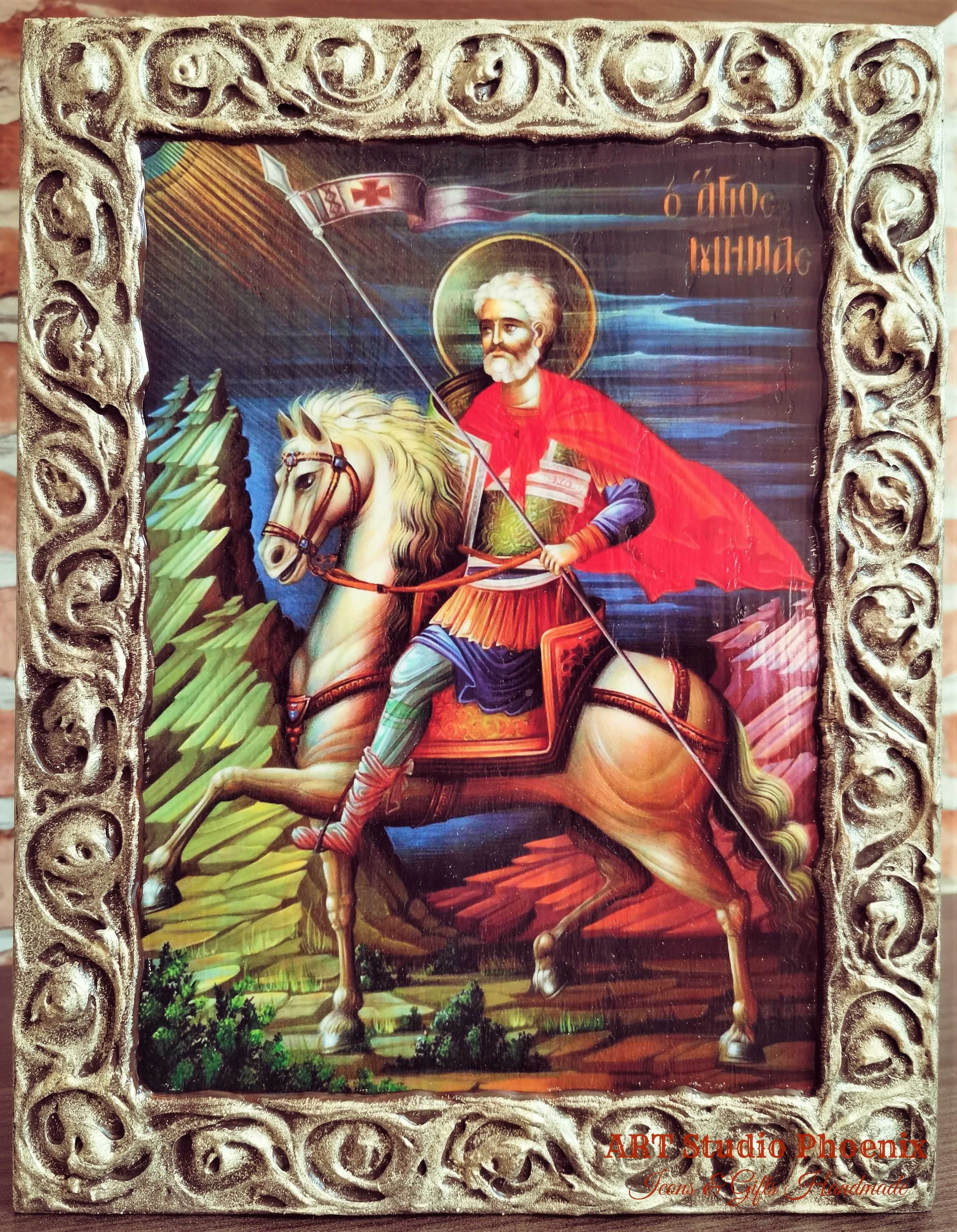 Икона на Свети Мина ikona Sveti Mina, различни изображения