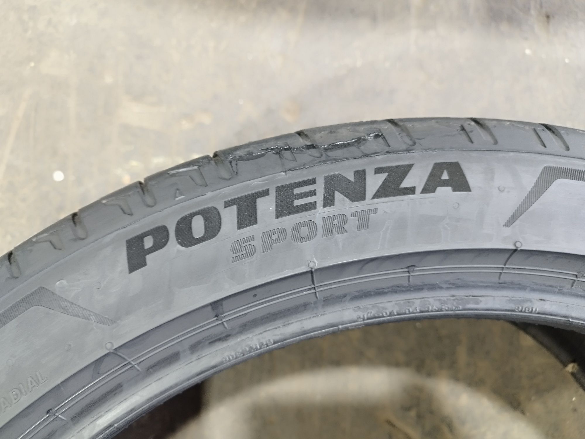 4 anvelope de vară Bridgestone Potenza Sport 265/40/21,dot 2022