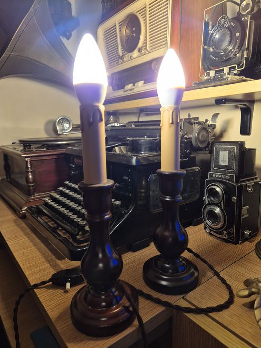 Sfeșnice vintage tip lumânare electrice  funcționale
