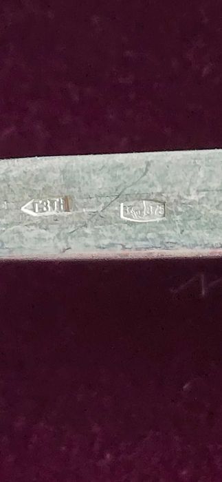 Набор чайных ложек из серебра 875 пробы , завод