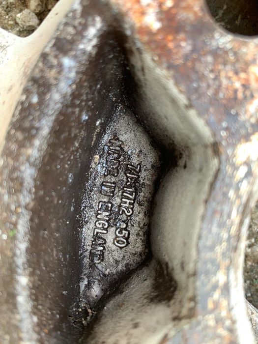 4 броя алуминиеви джанти 17цола от Mitsubishi Galant отлично състояние