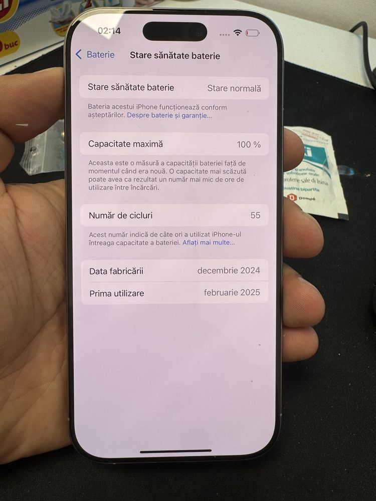 Iphone 16 Pro, 128gb, orice retea ca nou