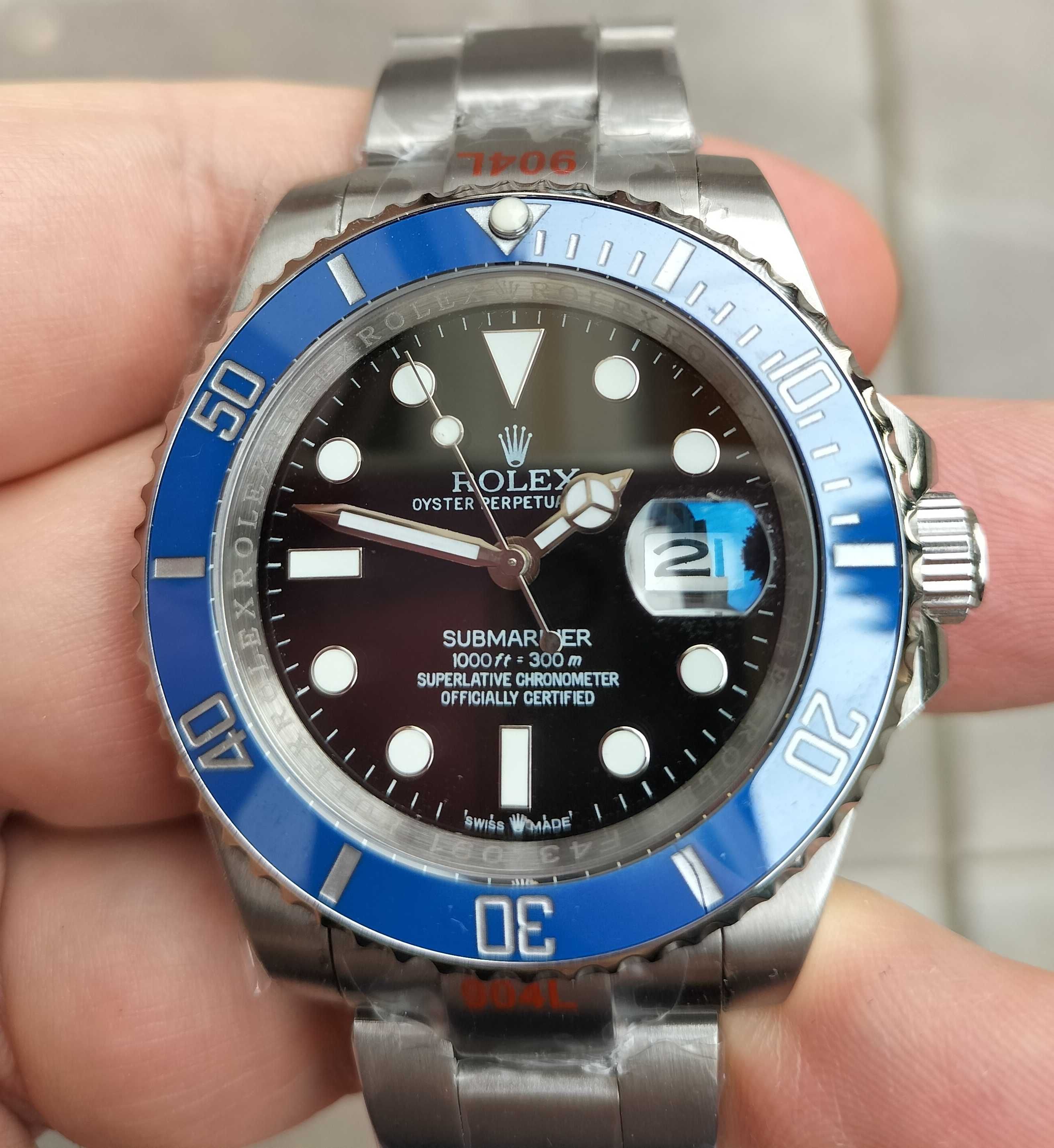 Rolex Submariner 40 mm geam Safir bezel Ceramic