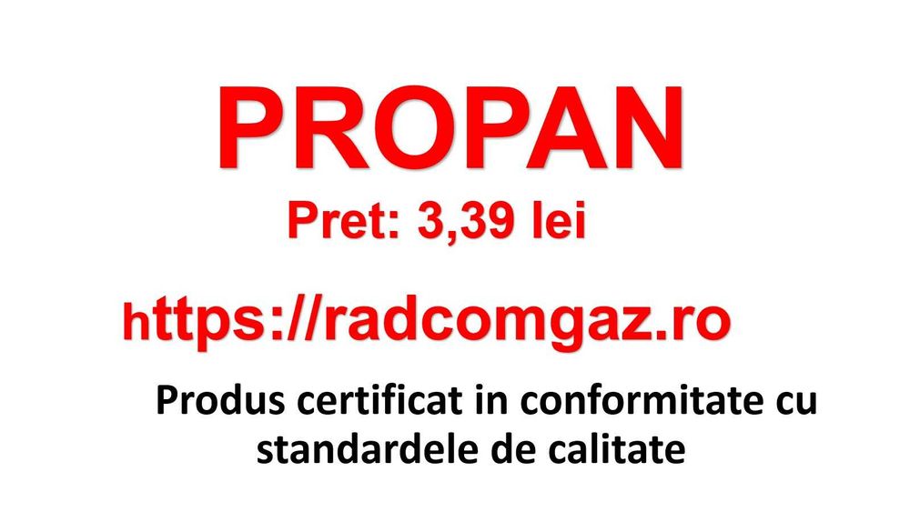 Vanzare de PROPAN