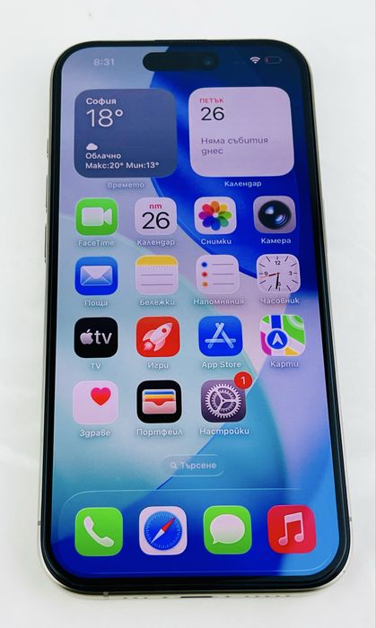 Apple iPhone 15 Pro 128GB Natural Titanium Перфектен! Гаранция!