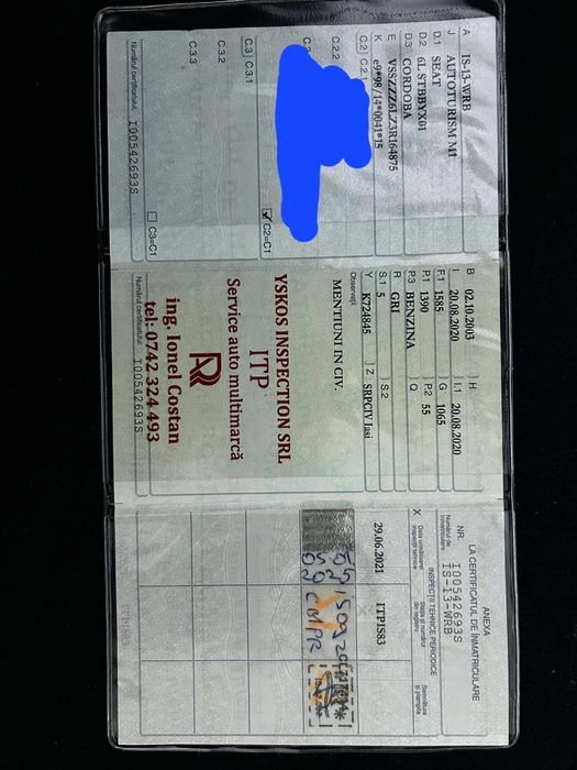 Se vinde Seat Cordoba DEFECTĂ