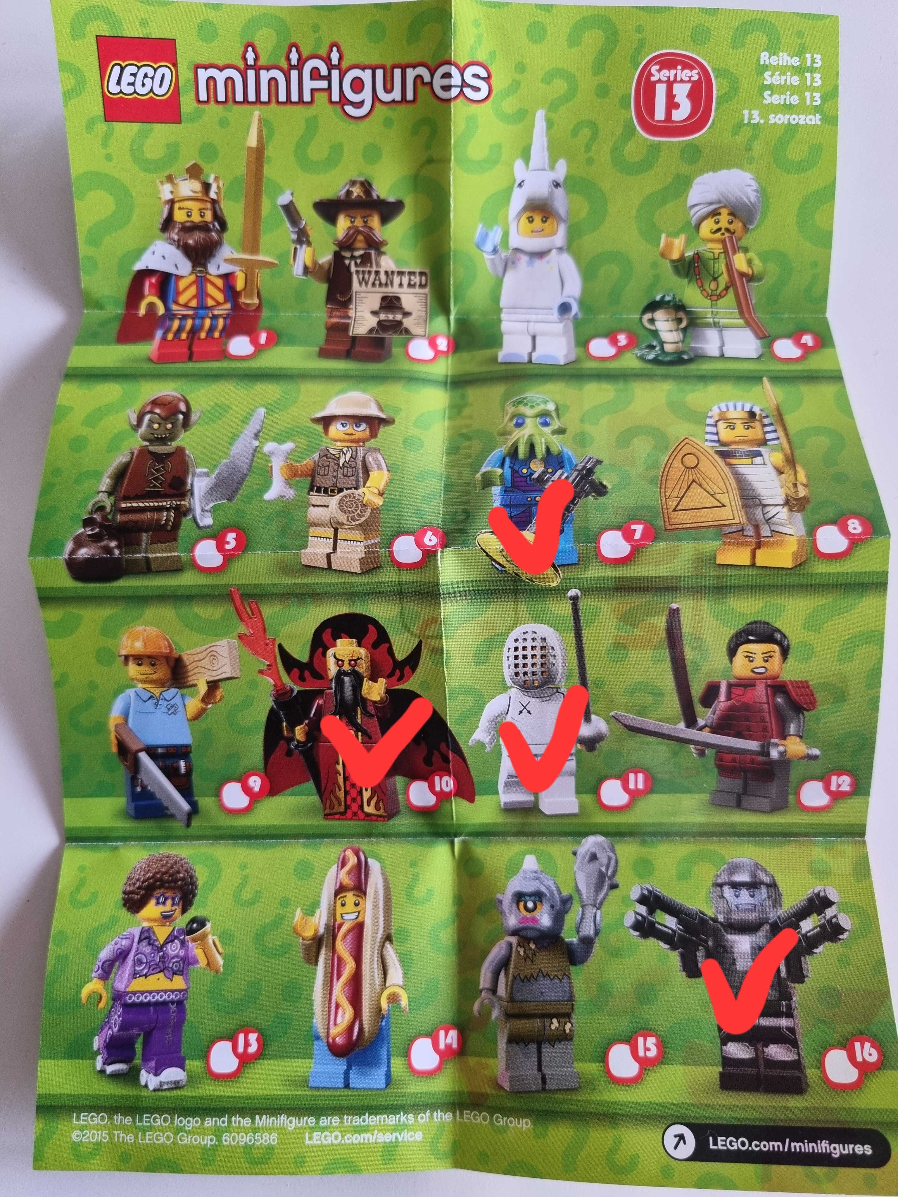Lego Минифурки Лего Серии 13 и 15