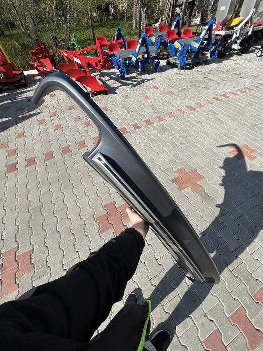 Дифузьор S6 за Audi A6 C7 (обикновена броня)