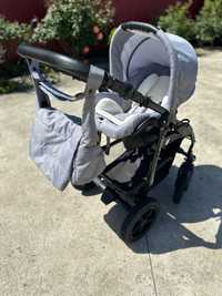 Carucior bebe 3 in 1 gri