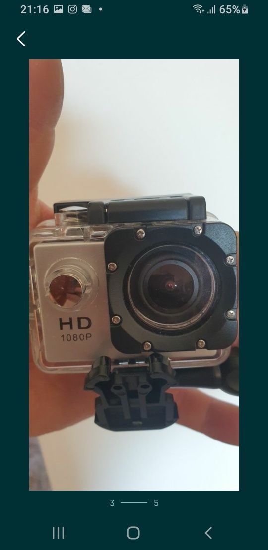 Camera neever pentru casca