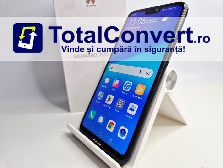 Huawei P20 Lite 64GB Midnight Black 4GB, Garantie 24 luni | #R88277