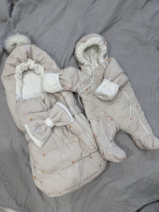 Зимний комплект для новорожденого