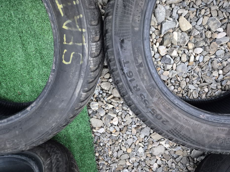 Vând cauciucuri 205/55/16 M+S seturi de câte 2 buc imp Germania