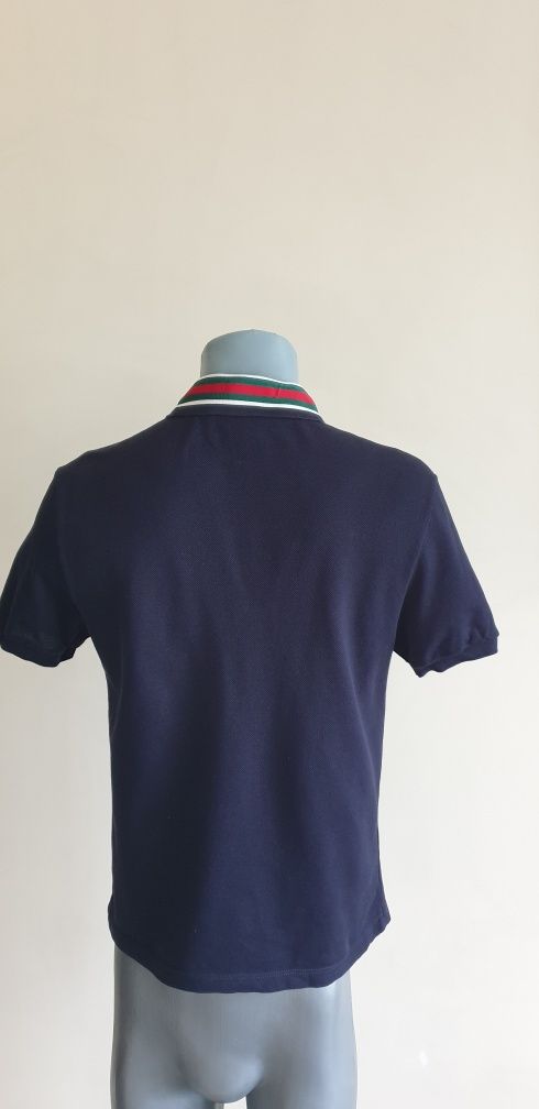 GUCCI Pique Cotton Made in Italy Mens Size S ОРИГИНАЛ! Мъжка Тениска!