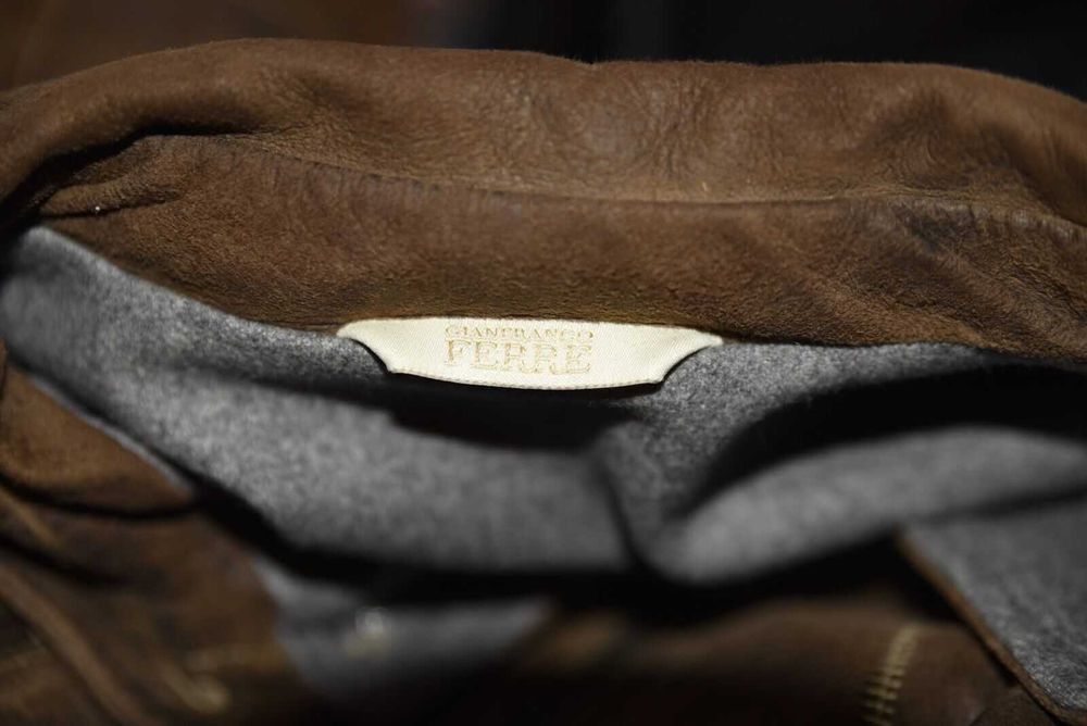 Gianfranco Ferre оригинално мъжко кожено яке размер 50