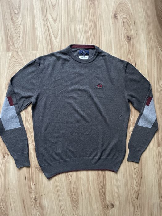 La Martina / мъжка вълнена блуза/фланела M