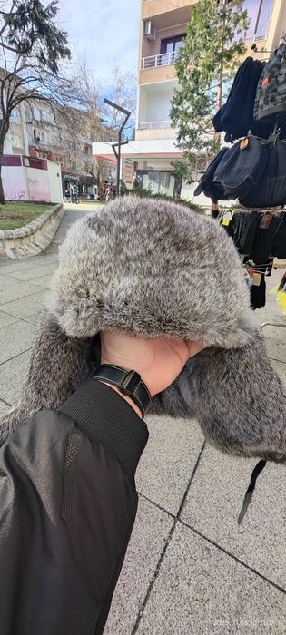 Руски ушанки от естествен косъм косъм