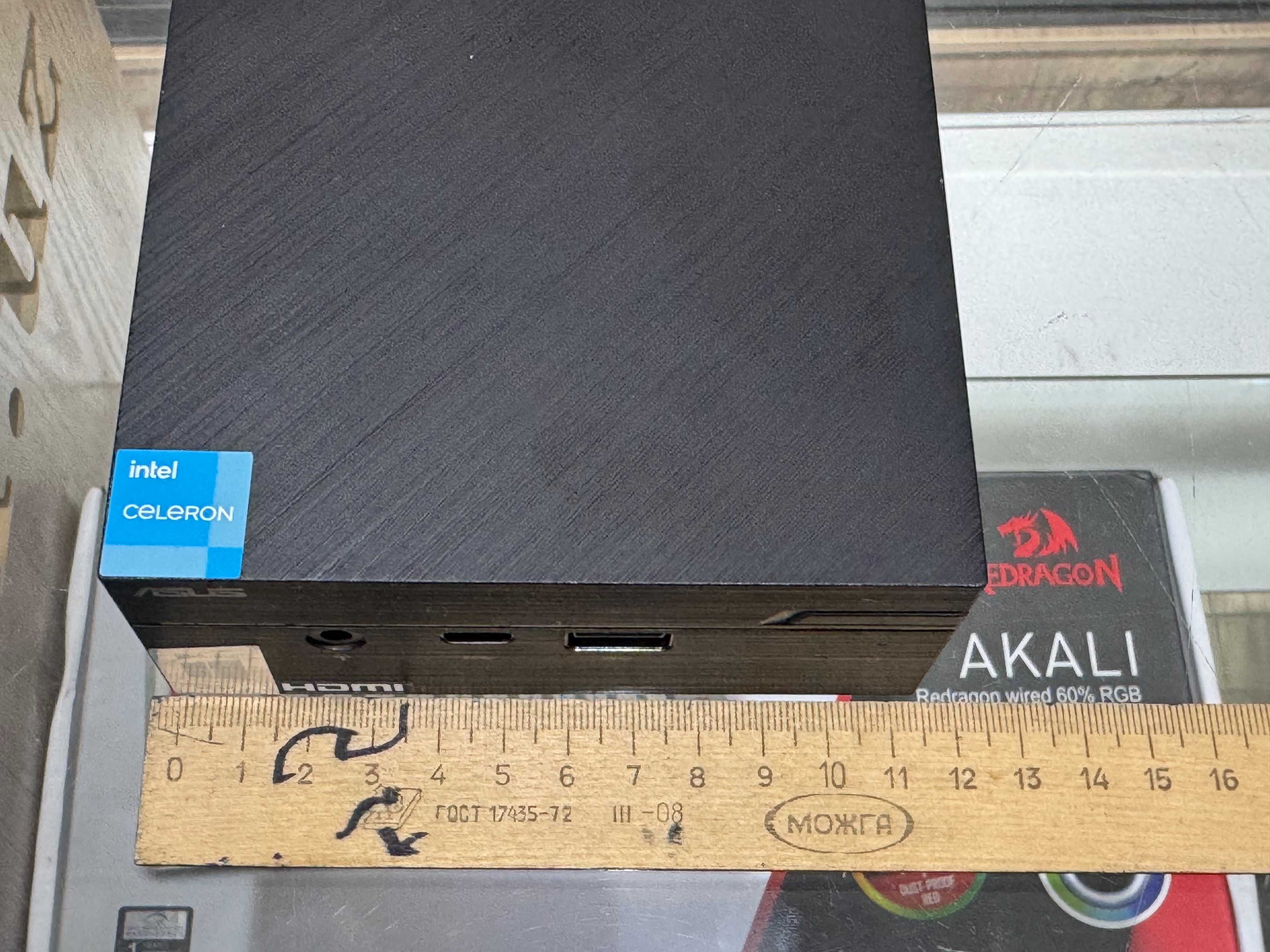 MiNi PC ASUS intel Celeron N5105 озу8гб ssd 128+500 HDD