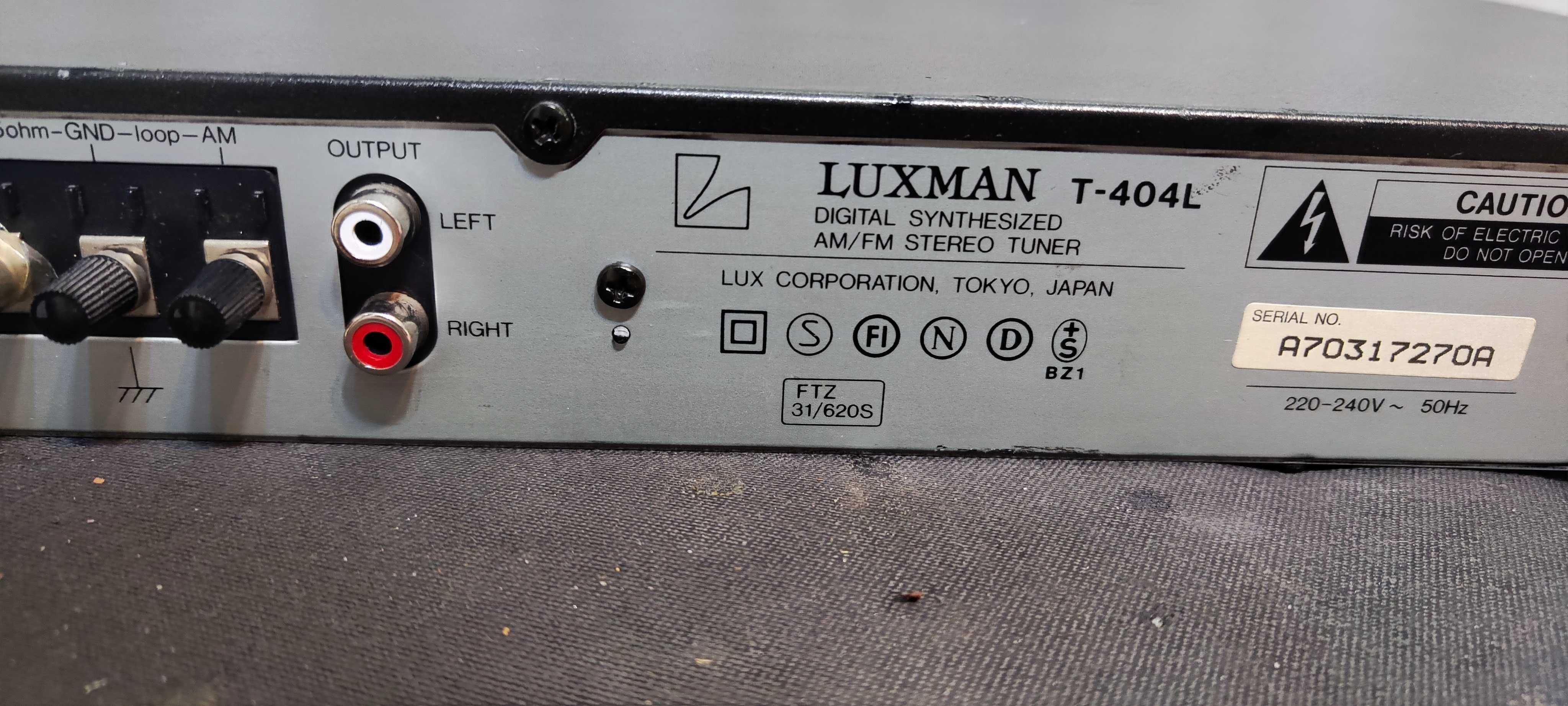 Tuner Audio Luxman T-404 Tuner Pentru Amplificator