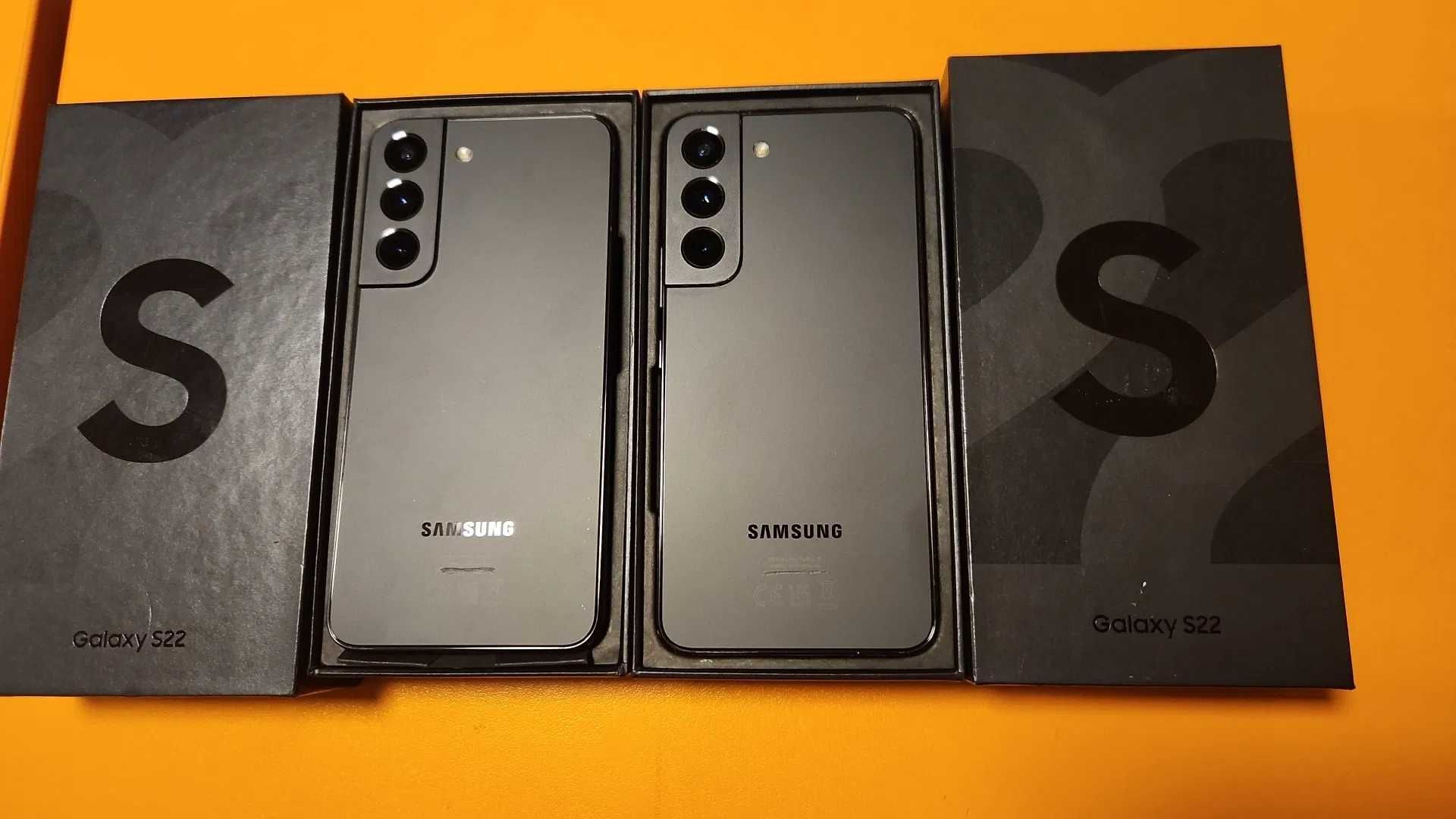 Samsung S22 5G 128 8GB Black, impecabile , factura, garantie bonus