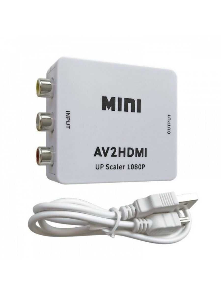 Модуль-преобразователь AV сигнала(колокольчики) в HDMI.