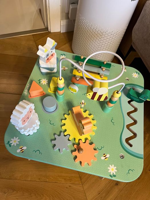 Маса с активности Janod Pretty Meadow, дървена