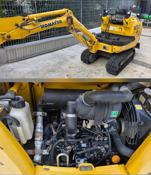 Miniexcavator Komatsu PC 15 mini excavator 1277h ORIGINALE