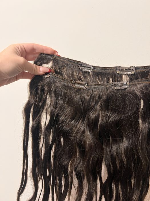 Треса за коса с клипси